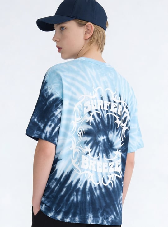 Boys Oversized Tie & Dye T-shirt