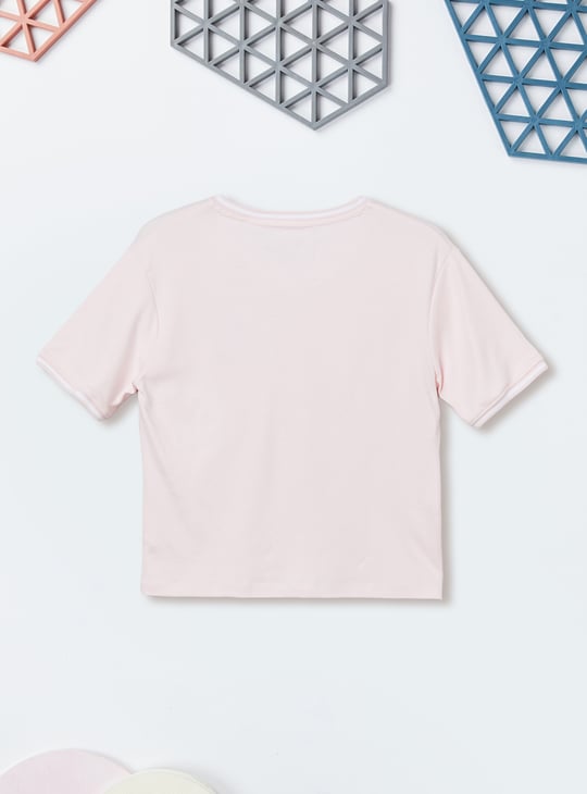 Girls Stitch Print T-shirt