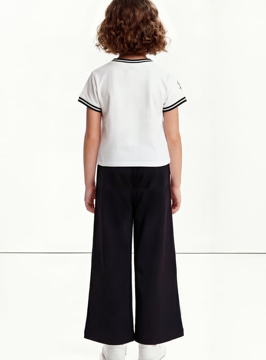 Girls Hello Kitty Print Track Pants Set | Off White | Printed