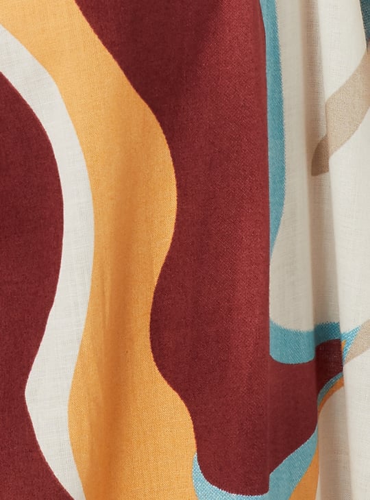 Women Printed A-line Maxi Dress