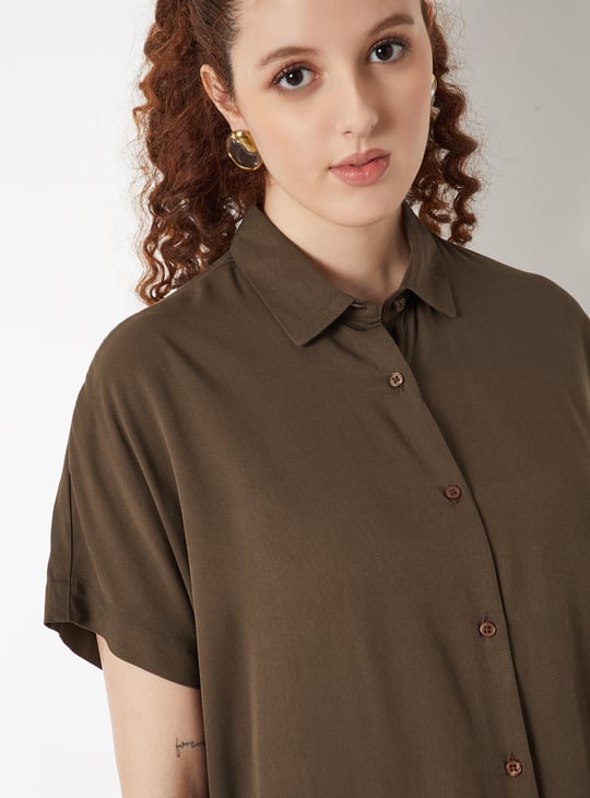 Women Solid Regular Fit Shirt