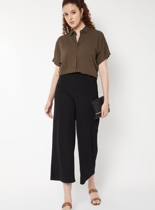 Women Solid Regular Fit Shirt