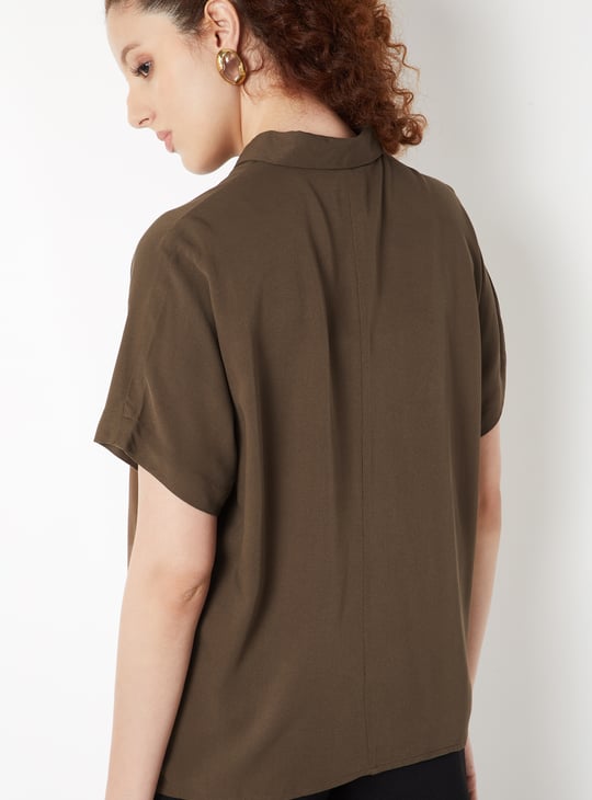 Women Solid Regular Fit Shirt