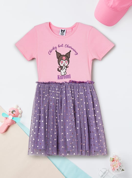 Girls Kuromi Tulle Dress