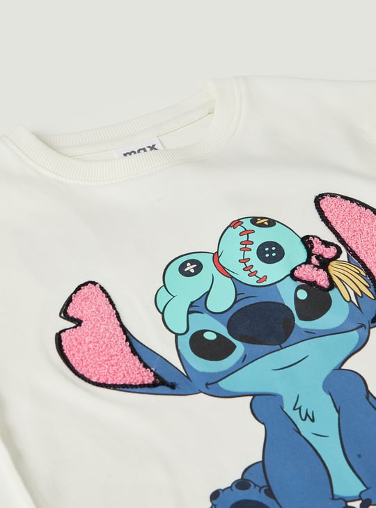 Girls Lilo & Stitch Print T-shirt