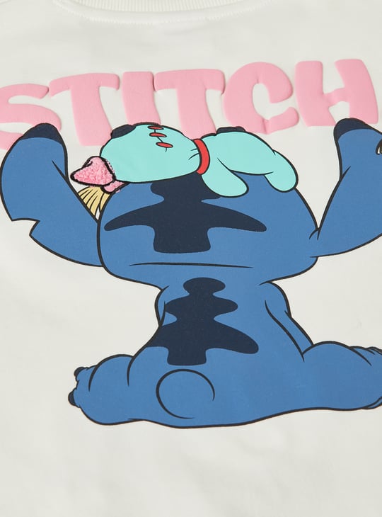 Girls Lilo & Stitch Print T-shirt