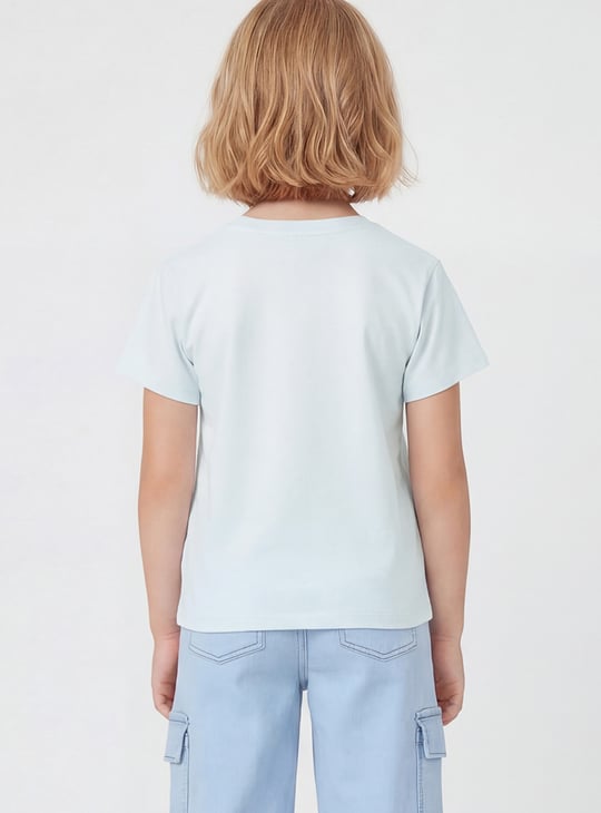 Girls Oversized Elsa T-shirt