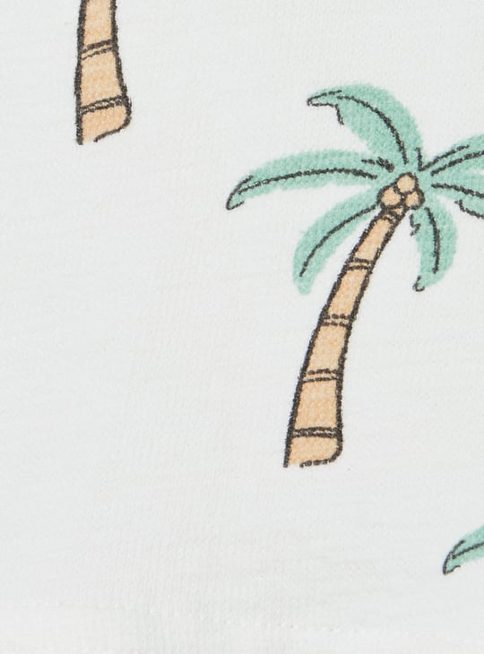 Boys Printed Shorts Set