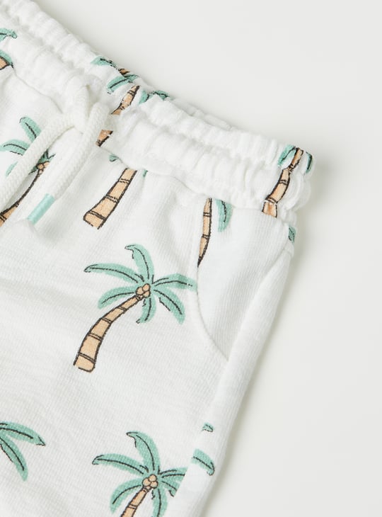 Boys Printed Shorts Set