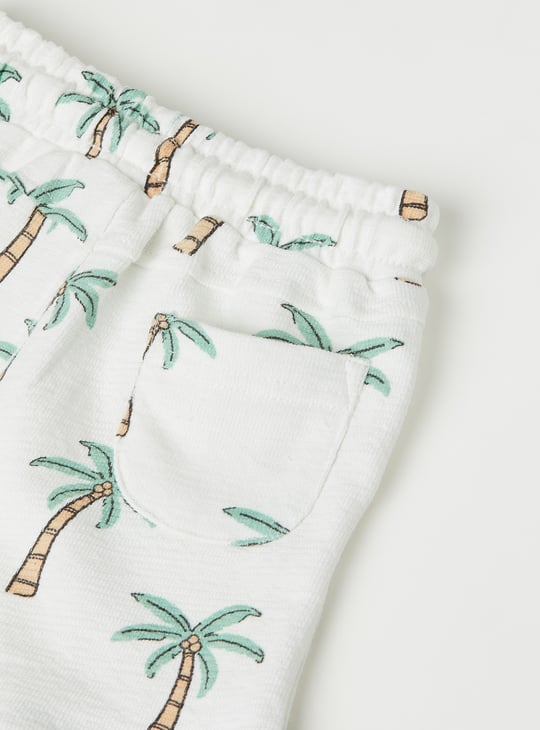 Boys Printed Shorts Set