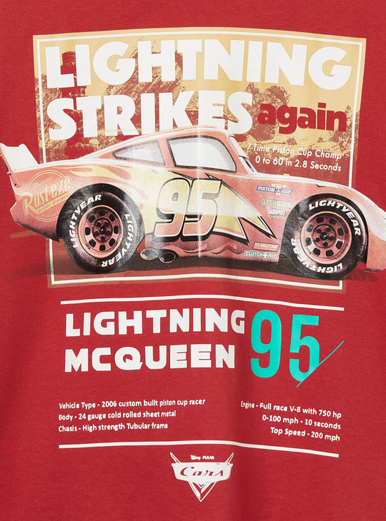 Boys Cars Print T-shirt