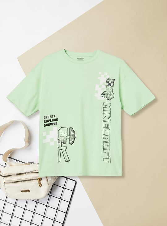Boys Minecraft Print T-shirt