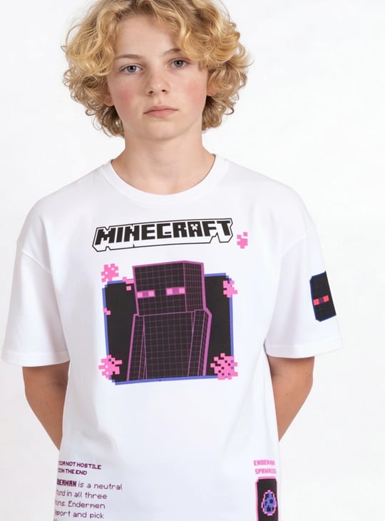 Boys Minecraft Print T-shirt