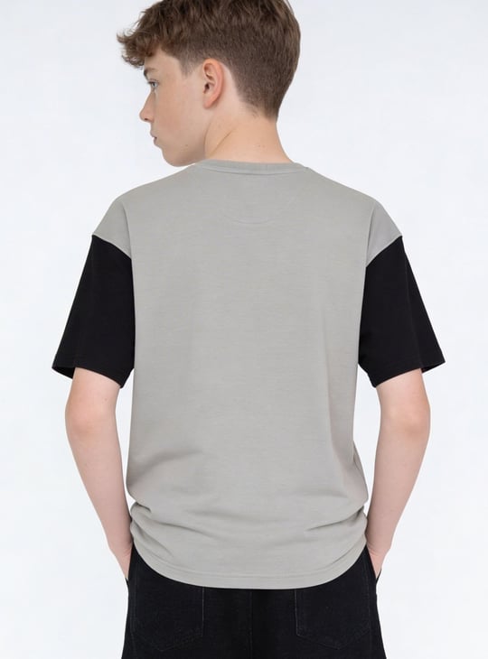 Boys Minecraft Print Oversized T-shirt