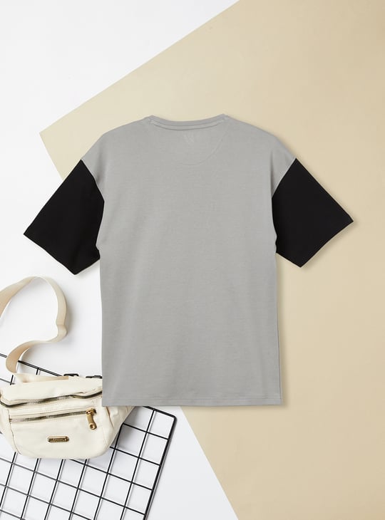 Boys Minecraft Print Oversized T-shirt