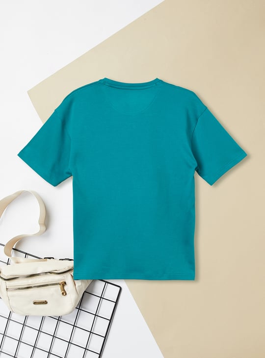 Boys Minecraft Print Oversized T-shirt