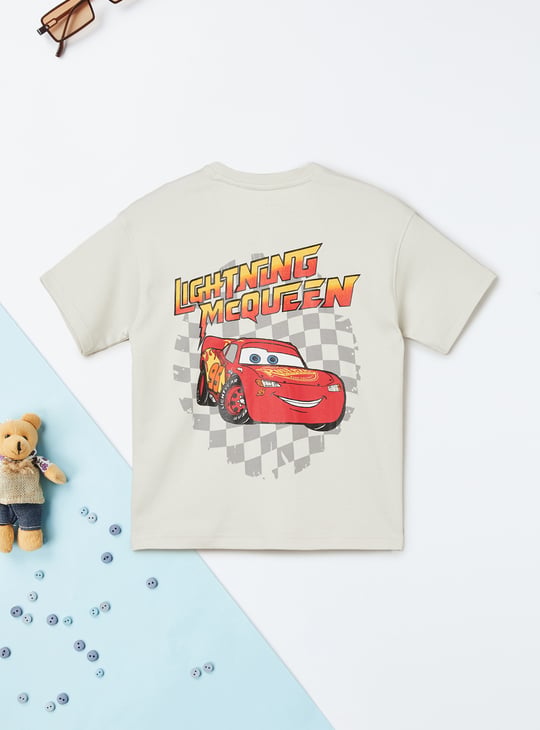 Boys Lightning McQueen Printed T-shirt