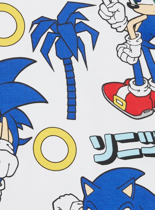 Boys Sonic Print T-shirt