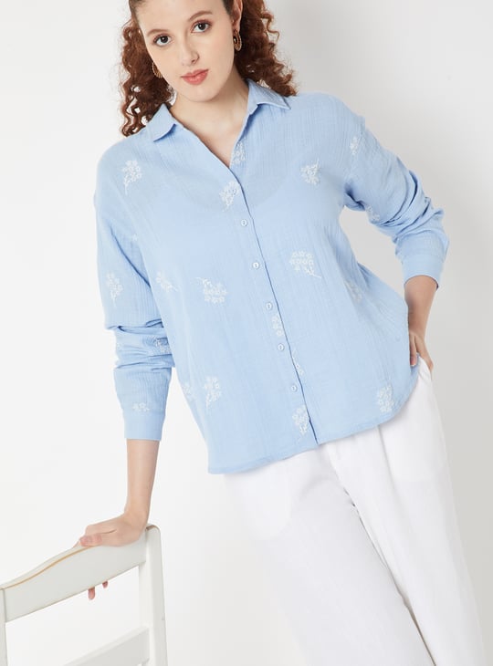 Women Embroidered Shirt