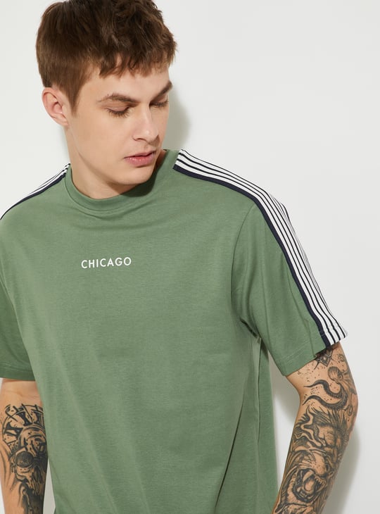 URB_N Men Shoulder Stripe T-shirt