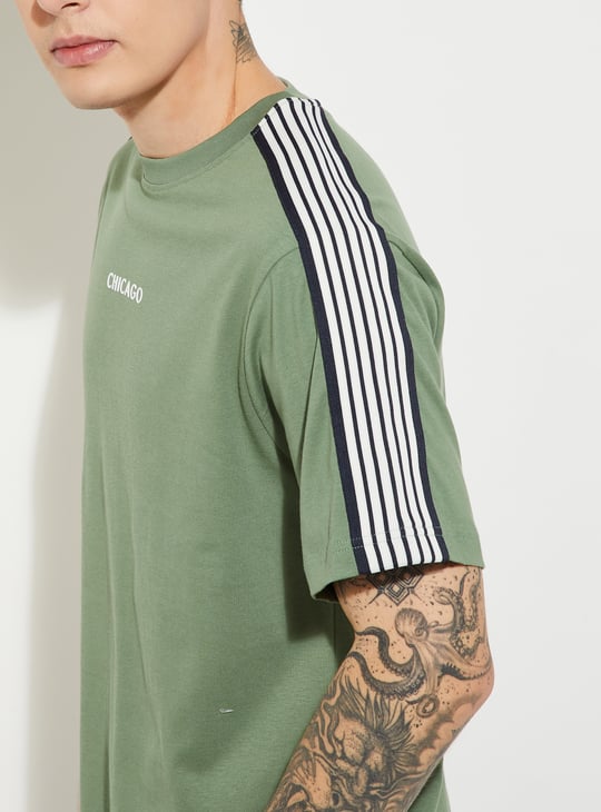URB_N Men Shoulder Stripe T-shirt