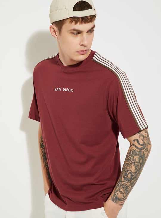 URB_N Men Shoulder Stripe T-shirt