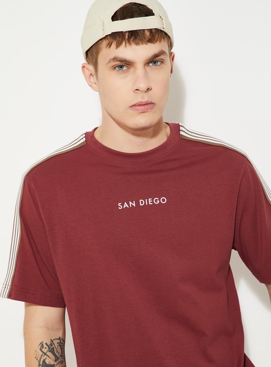 URB_N Men Shoulder Stripe T-shirt