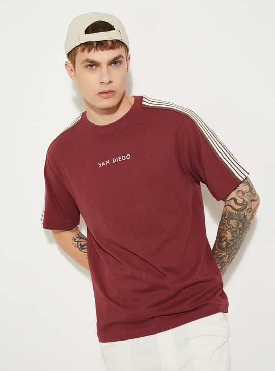 URB_N Men Shoulder Stripe T-shirt