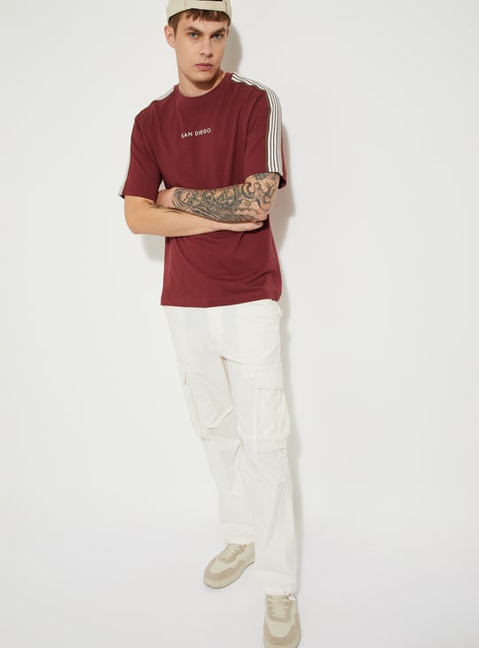 URB_N Men Shoulder Stripe T-shirt