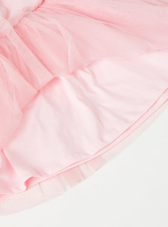 Girls Embroidered A-line Dress
