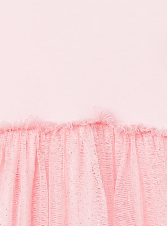 Girls Embroidered A-line Dress
