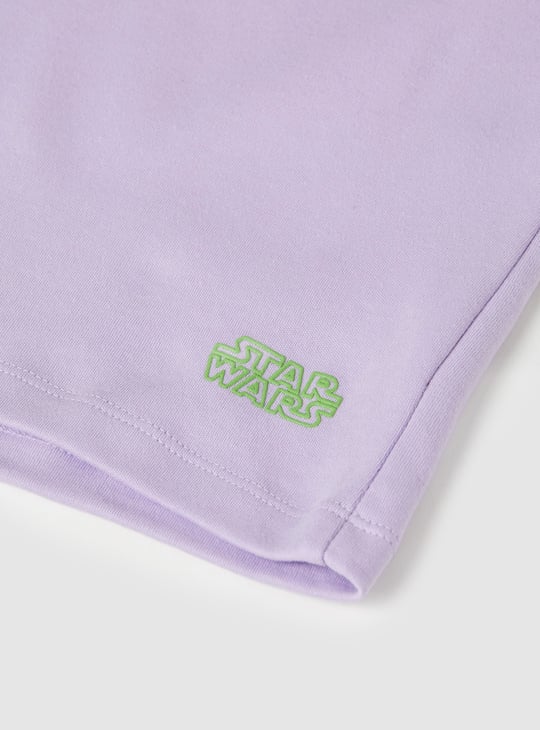 Girls Yoda Print T-shirt