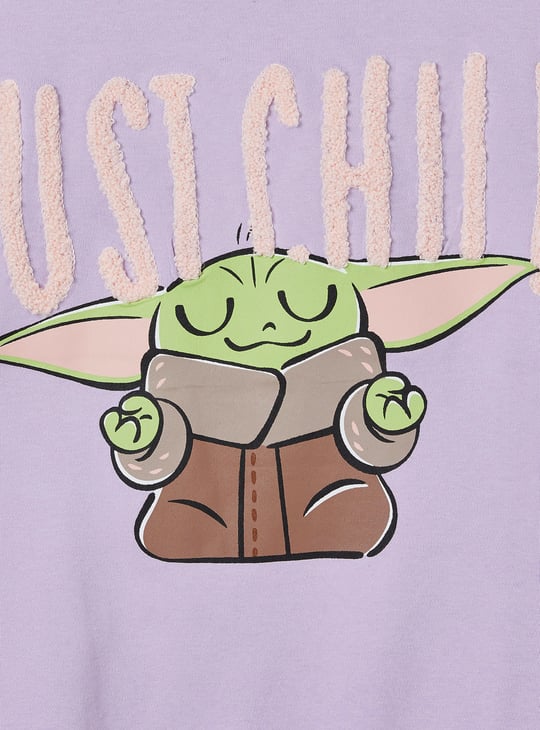Girls Yoda Print T-shirt