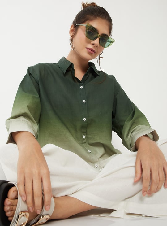 Women Ombre Shirt