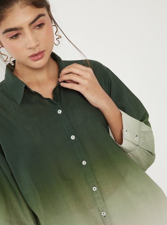 Women Ombre Shirt