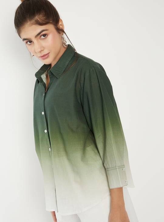 Women Ombre Shirt