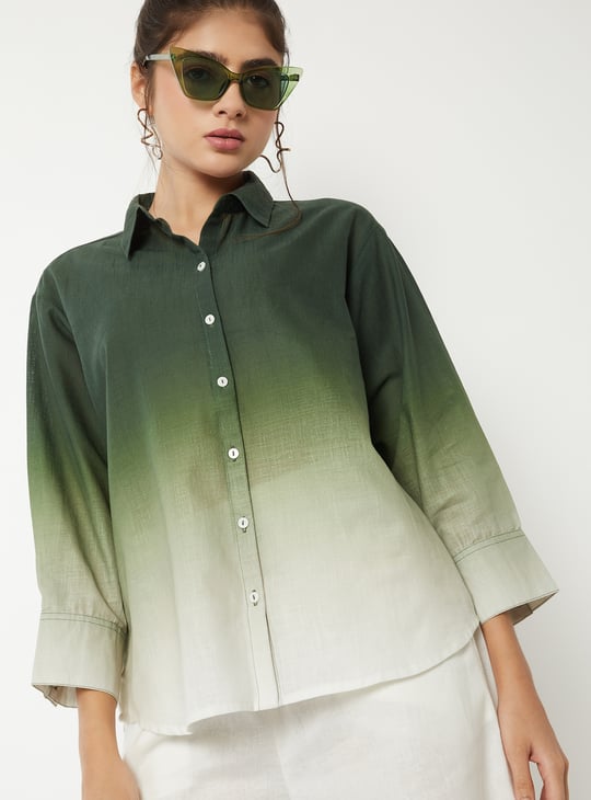 Women Ombre Shirt