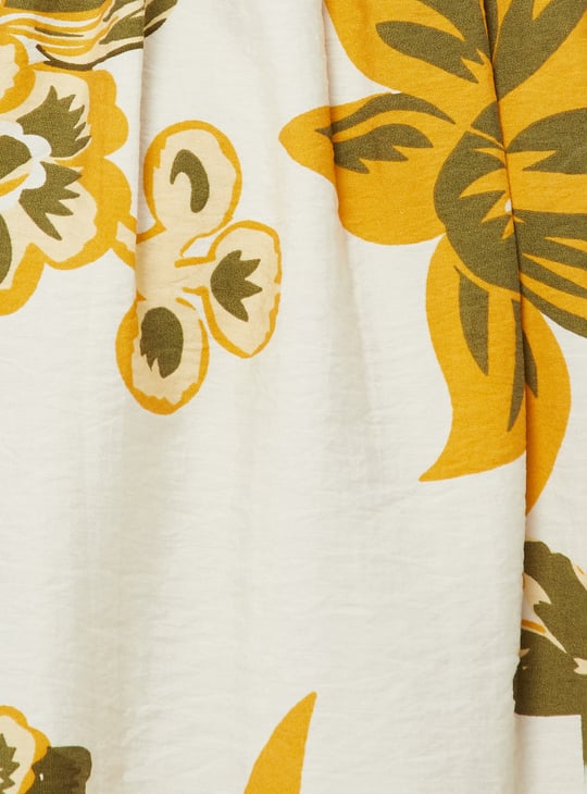 Women Floral Print A-line Dress