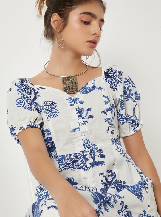 Women Printed A-line Dress