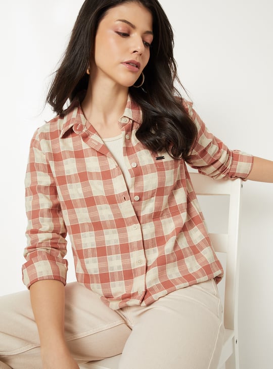 Women Checked Shirt