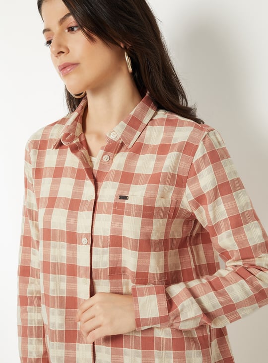 Women Checked Shirt