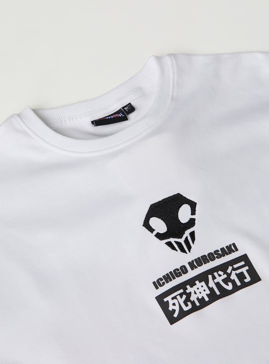 Boys Bleach Print Oversized T-shirt