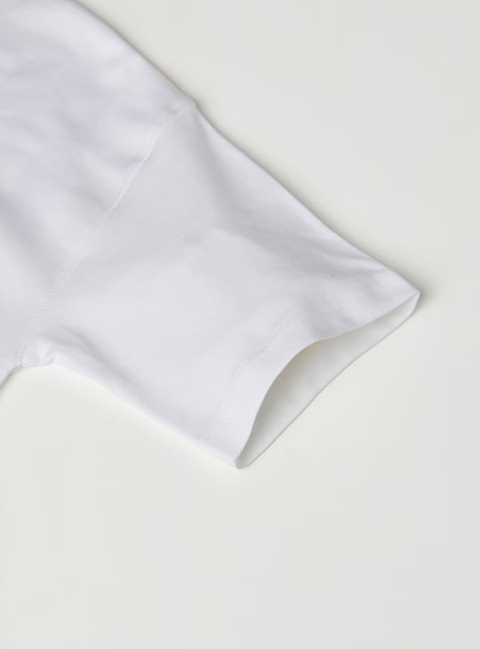Boys Bleach Print Oversized T-shirt