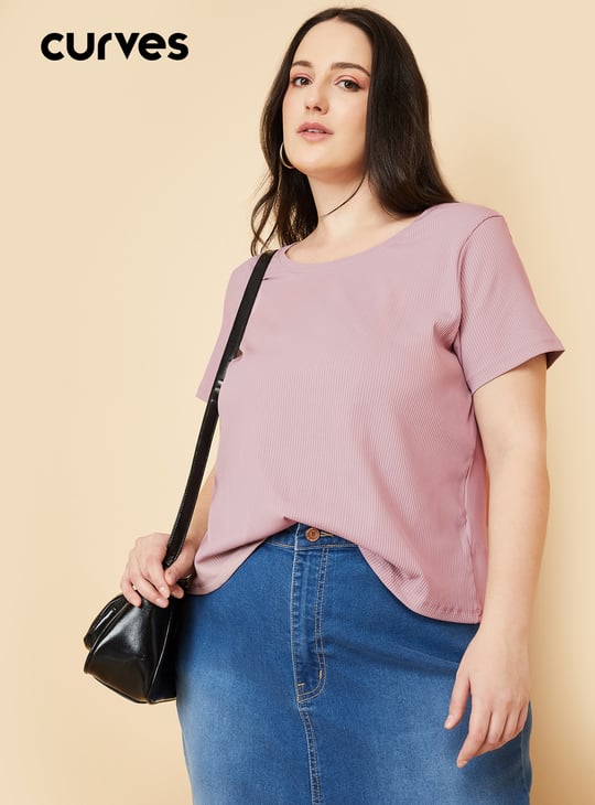 Women Ribbed T-shirt