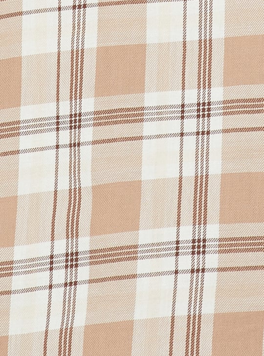 Women Checked Oversized Shirt