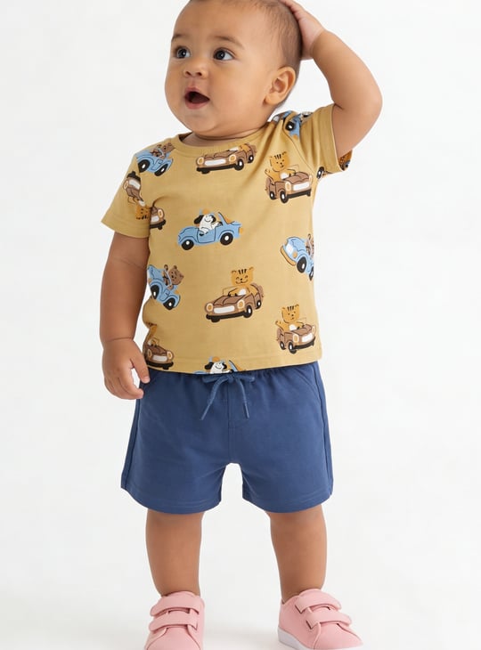 Boys Printed Shorts Set - Pack of 3