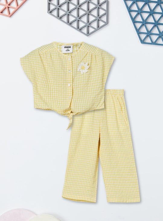 Girls Checked Co-Ord Set