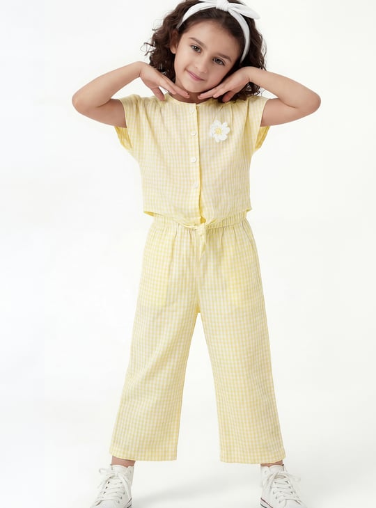 Girls Checked Co-Ord Set