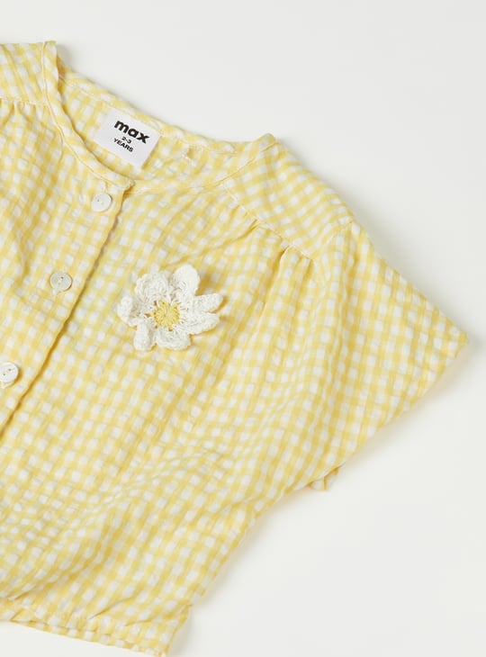Girls Checked Co-Ord Set