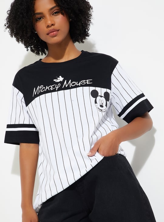 URB_N Women Mickey Mouse Oversized T-shirt